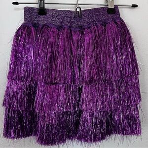 Lola and the Boys fun fringe skirt, size 8, built in shorts, worn once.